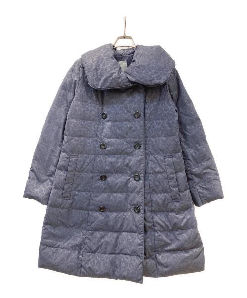 DAMA collection（ダーマコレクション）DAMA collection (ダーマコレクション) レオパードダウンコート ネイビー サイズ:9ARの古着・服飾アイテム