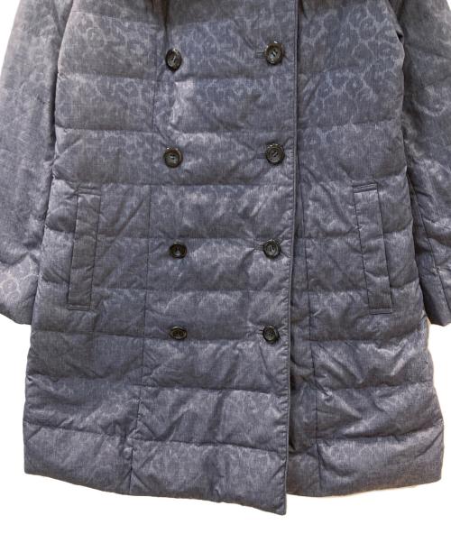 DAMA collection（ダーマコレクション）DAMA collection (ダーマコレクション) レオパードダウンコート ネイビー サイズ:9ARの古着・服飾アイテム