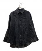 journal standard L'essageジャーナルスタンダード レサージュ）の古着「シアーシャツ」｜ブラック