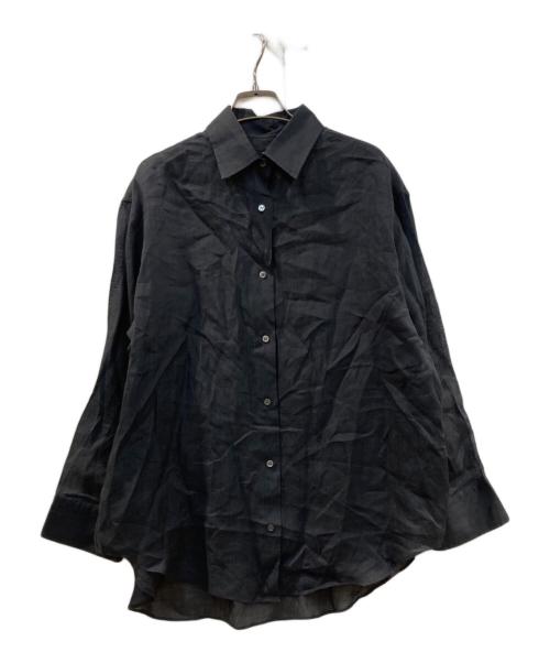journal standard L'essage（ジャーナルスタンダード レサージュ）journal standard L'essage (ジャーナルスタンダード レサージュ) シアーシャツ ブラック サイズ:-の古着・服飾アイテム