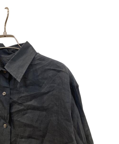 journal standard L'essage（ジャーナルスタンダード レサージュ）journal standard L'essage (ジャーナルスタンダード レサージュ) シアーシャツ ブラック サイズ:-の古着・服飾アイテム