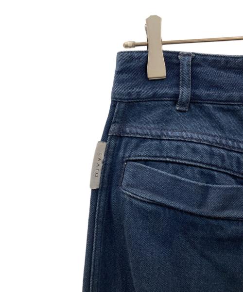 LAATO（ラート）LAATO (ラート) denim wide pants インディゴ サイズ:Mの古着・服飾アイテム