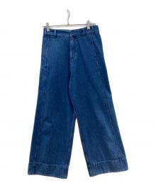 LAATO（ラート）の古着「denim wide pants」｜インディゴ
