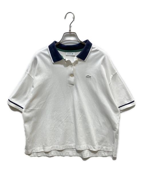 LACOSTE（ラコステ）LACOSTE (ラコステ) ポロシャツ ホワイト サイズ:36の古着・服飾アイテム