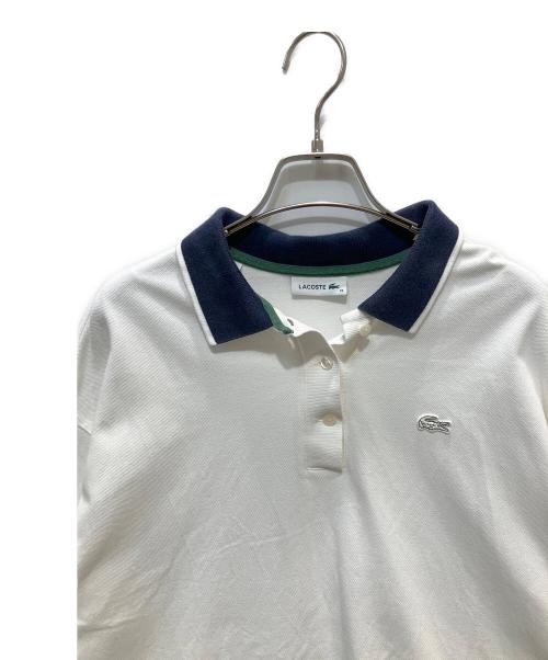 LACOSTE（ラコステ）LACOSTE (ラコステ) ポロシャツ ホワイト サイズ:36の古着・服飾アイテム