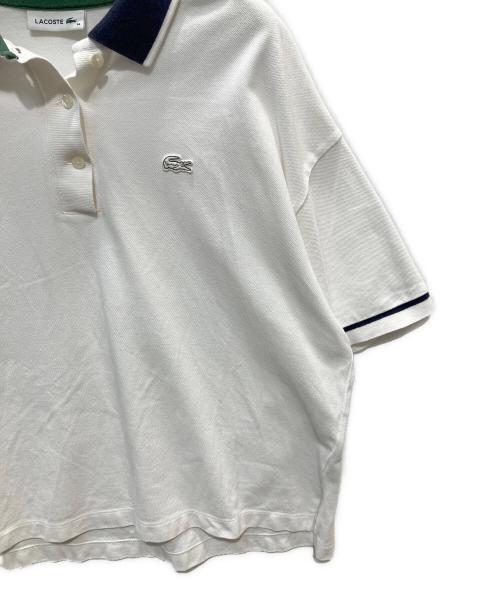 LACOSTE（ラコステ）LACOSTE (ラコステ) ポロシャツ ホワイト サイズ:36の古着・服飾アイテム