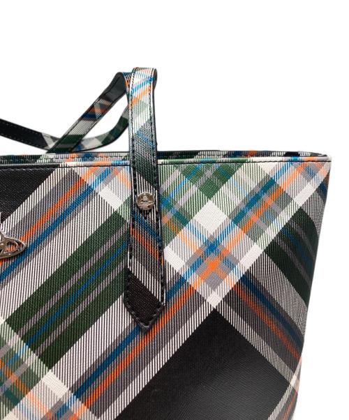 Vivienne Westwood（ヴィヴィアンウエストウッド）Vivienne Westwood (ヴィヴィアンウエストウッド) トートバッグ グリーンの古着・服飾アイテム