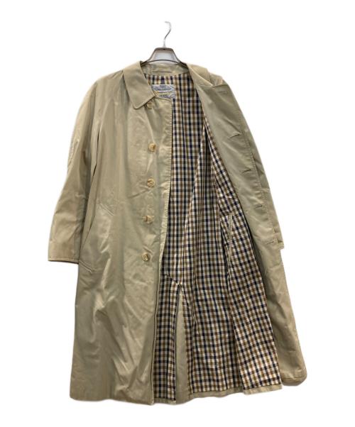 Aquascutum（アクアスキュータム）Aquascutum (アクアスキュータム) コート ベージュ サイズ:-の古着・服飾アイテム