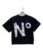 N°21ヌメロヴェントゥーノ）の古着「半袖スウェット」｜ブラック
