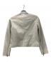BLENHEIM (ブレンヘイム) レザージャケット アイボリー サイズ:S：5000円