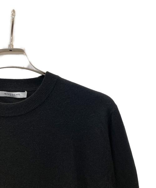 GIVENCHY（ジバンシィ）GIVENCHY (ジバンシィ) クルーネックニット ブラック サイズ:-の古着・服飾アイテム