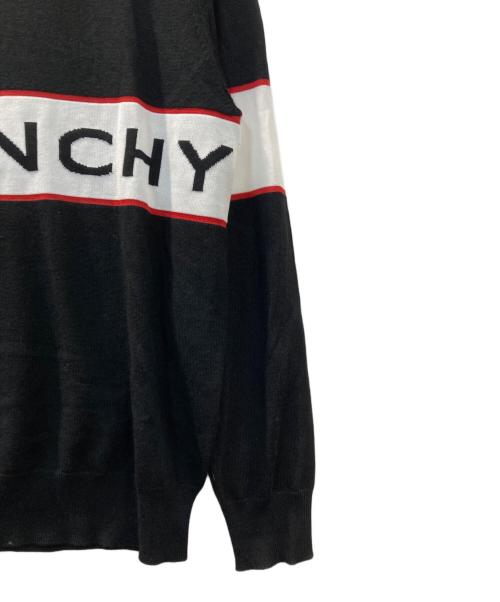 GIVENCHY（ジバンシィ）GIVENCHY (ジバンシィ) クルーネックニット ブラック サイズ:-の古着・服飾アイテム