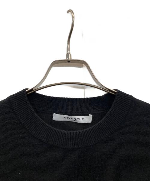 GIVENCHY（ジバンシィ）GIVENCHY (ジバンシィ) クルーネックニット ブラック サイズ:-の古着・服飾アイテム