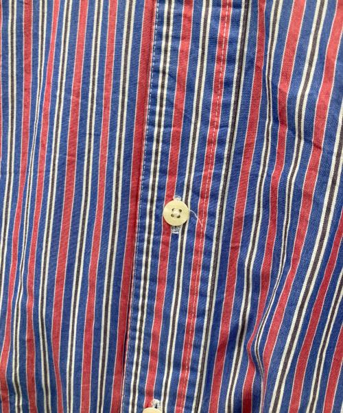 CHAPS（チャップス）CHAPS (チャップス) ストライプシャツ ネイビー サイズ:2XBの古着・服飾アイテム