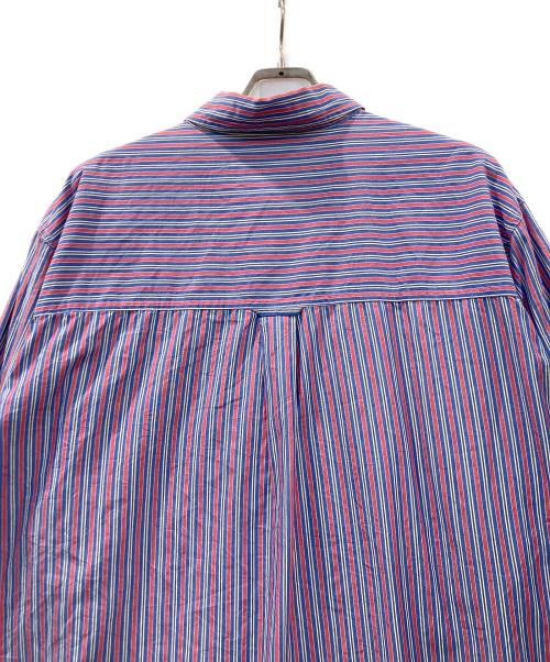 CHAPS（チャップス）CHAPS (チャップス) ストライプシャツ ネイビー サイズ:2XBの古着・服飾アイテム