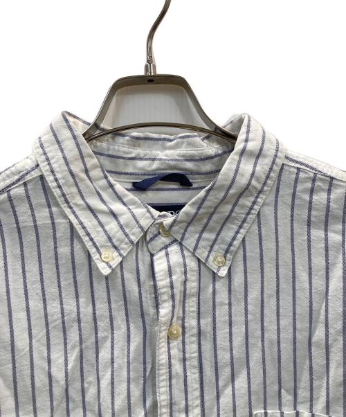 CHAPS（チャップス）CHAPS (チャップス) ストライプシャツ ホワイト サイズ:XLの古着・服飾アイテム