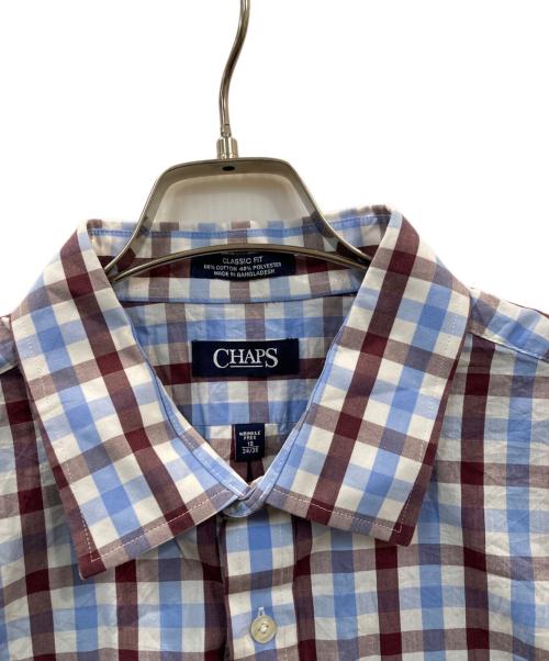 CHAPS（チャップス）CHAPS (チャップス) チェックシャツ ブラウン サイズ:-の古着・服飾アイテム