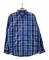 CHAPS（チャップス）の古着「チェックシャツ」｜ブルー