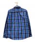CHAPS (チャップス) チェックシャツ ブルー サイズ:XXL：4000円