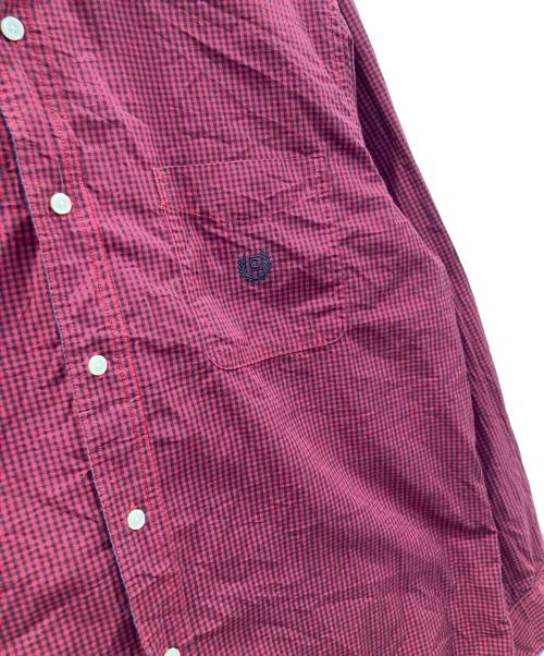 CHAPS（チャップス）CHAPS (チャップス) チェックシャツ レッド サイズ:Lの古着・服飾アイテム