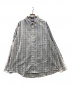 CHAPSチャップス）の古着「チェックシャツ」｜スカイブルー