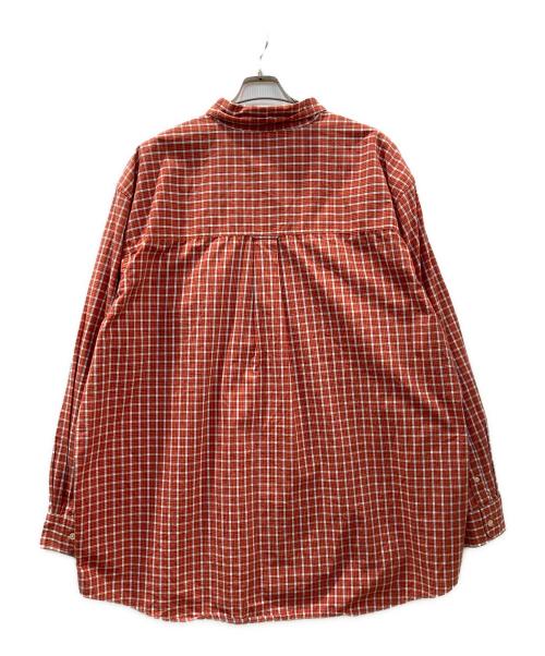 CHAPS（チャップス）CHAPS (チャップス) チェックシャツ オレンジ サイズ:3XBの古着・服飾アイテム