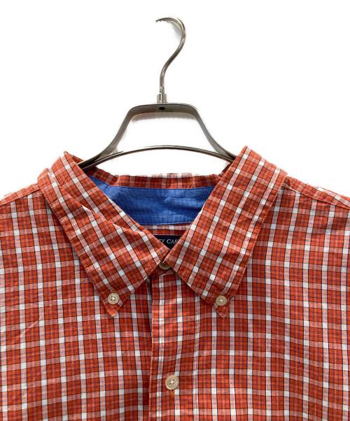 CHAPS（チャップス）CHAPS (チャップス) チェックシャツ オレンジ サイズ:3XBの古着・服飾アイテム