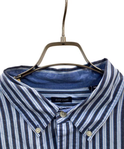 CHAPS（チャップス）CHAPS (チャップス) ストライプシャツ ネイビー サイズ:XXLの古着・服飾アイテム