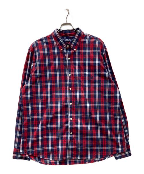 CHAPS（チャップス）CHAPS (チャップス) チェックシャツ レッド サイズ:XXLの古着・服飾アイテム
