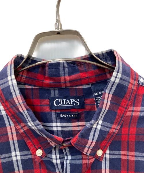 CHAPS（チャップス）CHAPS (チャップス) チェックシャツ レッド サイズ:XXLの古着・服飾アイテム