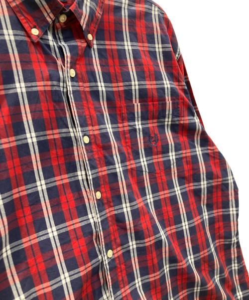 CHAPS（チャップス）CHAPS (チャップス) チェックシャツ レッド サイズ:XXLの古着・服飾アイテム