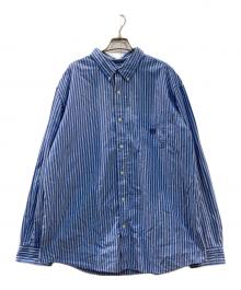 CHAPS（チャップス）の古着「ストライプシャツ」｜スカイブルー