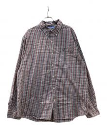 CHAPS（チャップス）の古着「チェックシャツ」｜ブラウン
