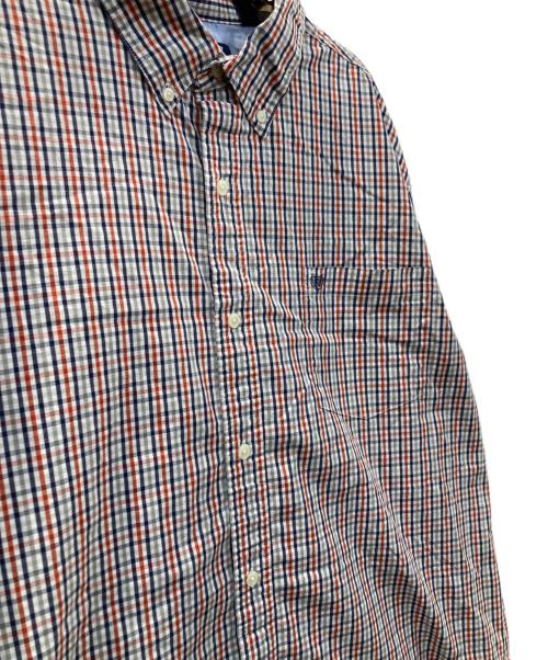 CHAPS（チャップス）CHAPS (チャップス) チェックシャツ ブラウン サイズ:XXLの古着・服飾アイテム