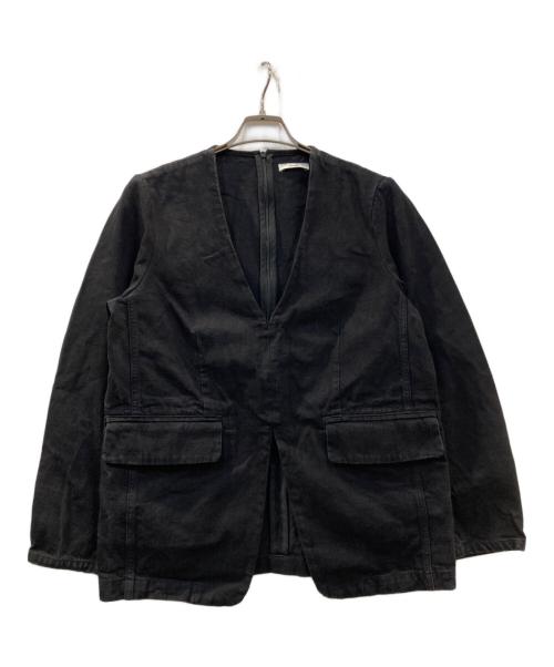 CLANE（クラネ）CLANE (クラネ) JACKET PULLOVER DENIM TOPS ブラック サイズ:2の古着・服飾アイテム
