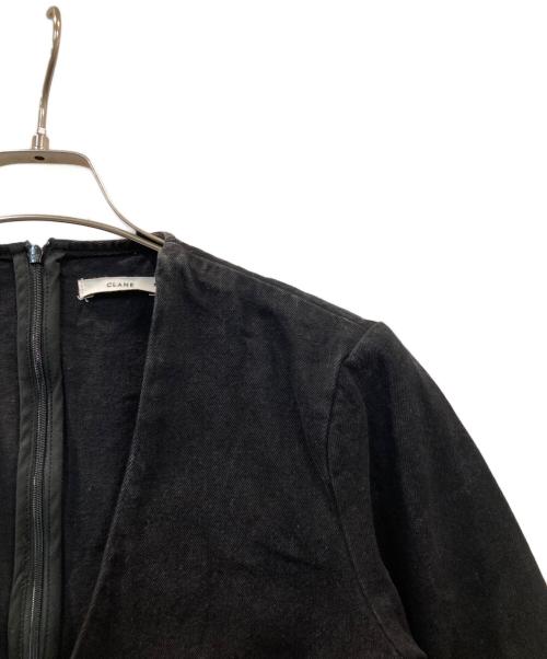 CLANE（クラネ）CLANE (クラネ) JACKET PULLOVER DENIM TOPS ブラック サイズ:2の古着・服飾アイテム