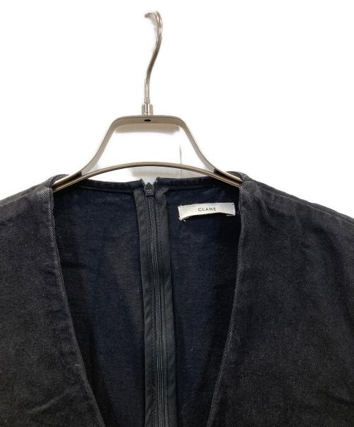 CLANE（クラネ）CLANE (クラネ) JACKET PULLOVER DENIM TOPS ブラック サイズ:2の古着・服飾アイテム