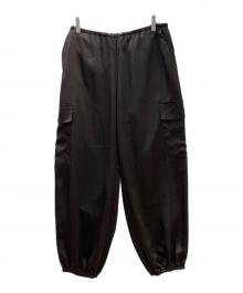 AP STUDIO（エーピーストゥディオ）の古着「Satin volume cargo PT」｜ブラウン