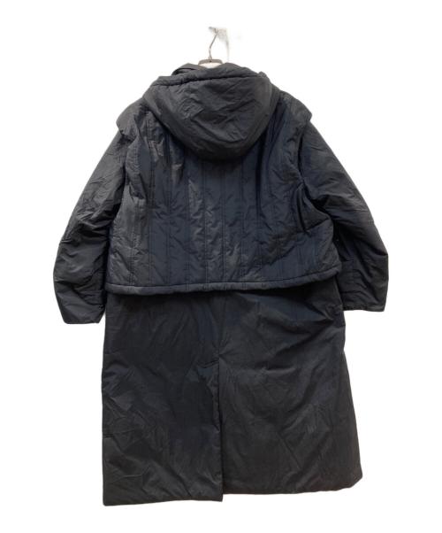 BARNYARDSTORM（バンヤードストーム）BARNYARDSTORM (バンヤードストーム) AラインマルチWAY中綿コート ブラックの古着・服飾アイテム