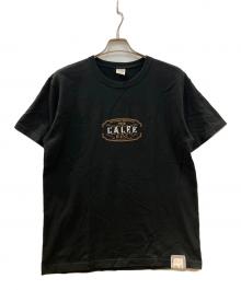 CALEE×THE H.W.DOG&CO.（キャリー×エイチダブリュードッグアンドコー）の古着「コラボプリントTシャツ」｜ブラック