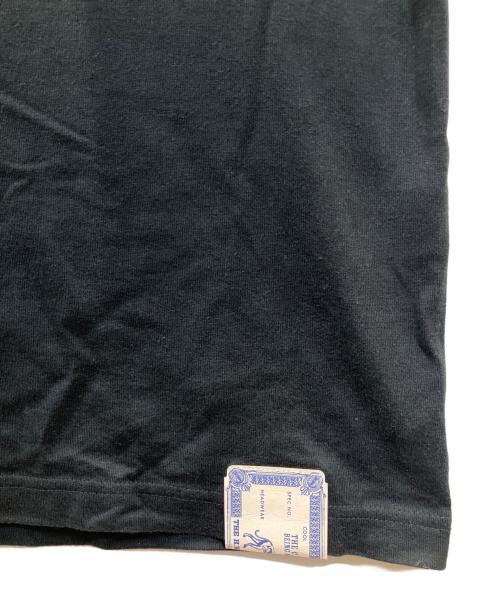 CALEE（キャリー）CALEE (キャリー) THE H.W.DOG&CO. (エイチダブリュードッグアンドコー) コラボプリントTシャツ ブラック サイズ:Lの古着・服飾アイテム