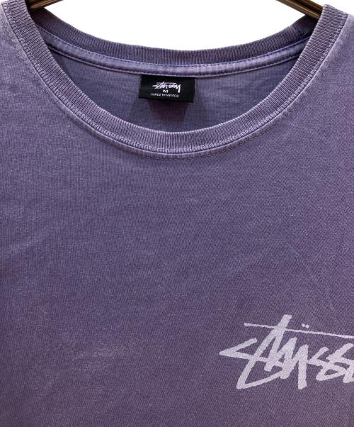 stussy（ステューシー）stussy (ステューシー) ピグメントダイTシャツ パープル サイズ:Mの古着・服飾アイテム