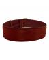 GUCCI (グッチ) ブロンディ ワイドスウェードベルト レッド：8000円