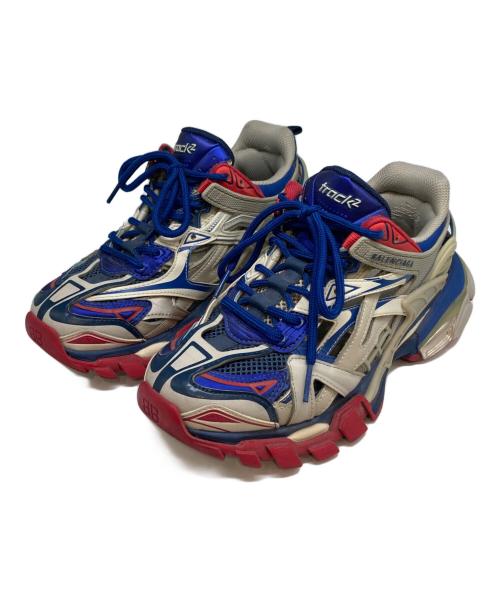 BALENCIAGA（バレンシアガ）BALENCIAGA (バレンシアガ) TRACK TRAINERS 2 トラックトレーナー2 ブルー×グレー サイズ:24の古着・服飾アイテム