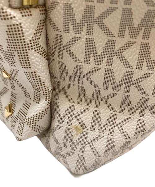 MICHAEL KORS（マイケル・コース）MICHAEL KORS (マイケル・コース) ERIN MD BACKPACK エリン ミディアム バックパック ホワイトの古着・服飾アイテム