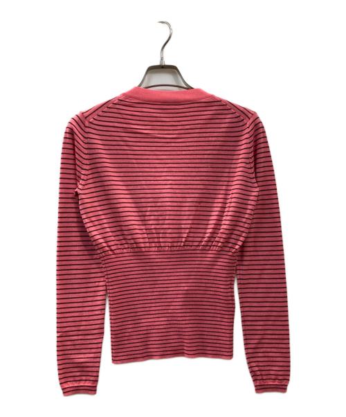 MIU MIU（ミュウミュウ）MIU MIU (ミュウミュウ) ニットカーディガン ピンク サイズ:36の古着・服飾アイテム