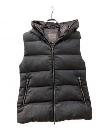 DUVETICA（デュベティカ）の古着「FEBEDUE フェベドゥエ ダウンベスト」｜ブラウン