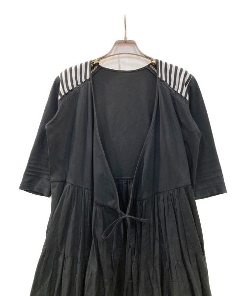 BORDERS at BALCONY（ボーダーズアットバルコニー）BORDERS at BALCONY (ボーダーズアットバルコニー) BALLERINA MAXI DRESS バレリーナマキシドレス ブラック サイズ:36の古着・服飾アイテム