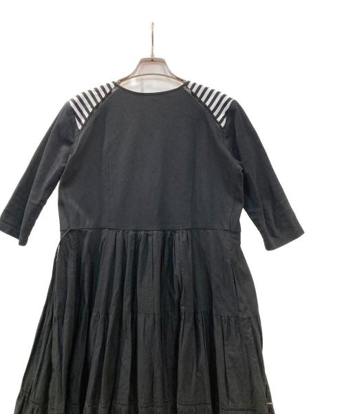 BORDERS at BALCONY（ボーダーズアットバルコニー）BORDERS at BALCONY (ボーダーズアットバルコニー) BALLERINA MAXI DRESS バレリーナマキシドレス ブラック サイズ:36の古着・服飾アイテム