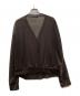 journal standard L'essage (ジャーナルスタンダード レサージュ) オーガンジーカーディガン ブラウン サイズ:- 未使用品：4500円
